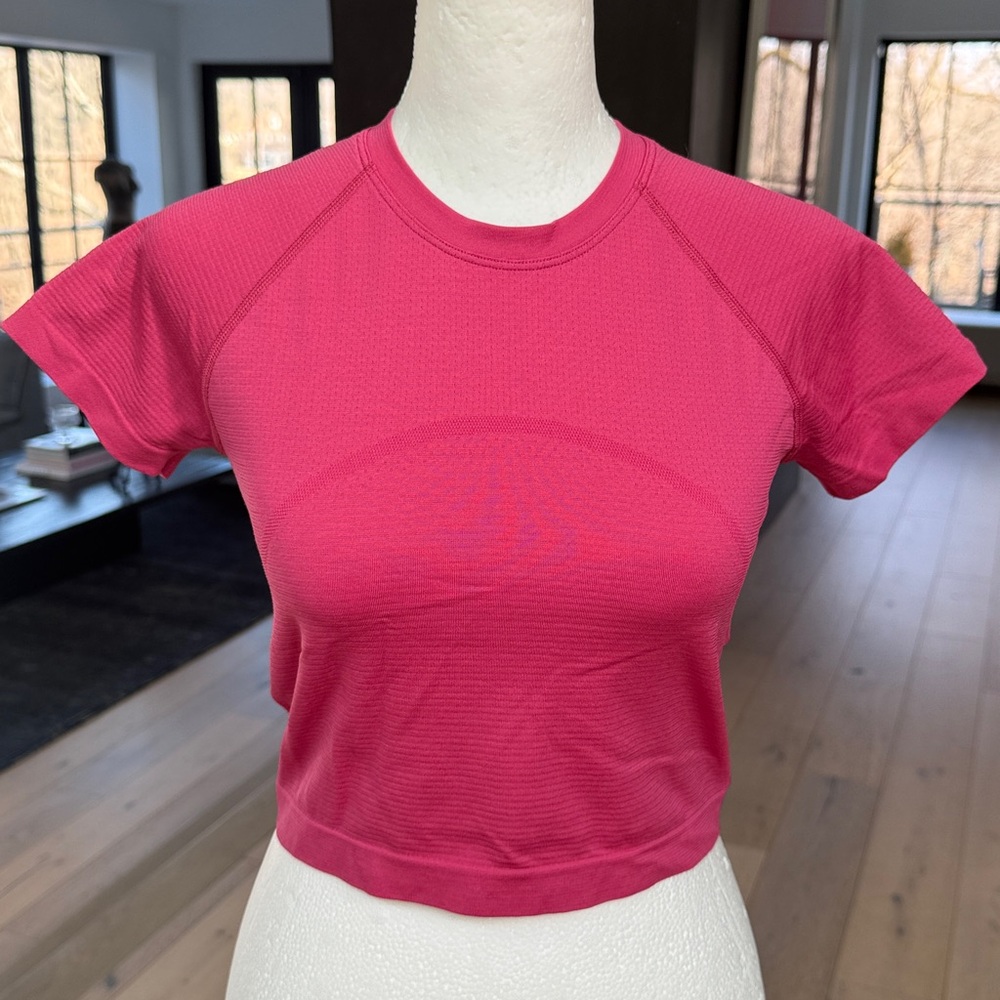 lululemon athletica Pink Short Sleeve Performance Tee